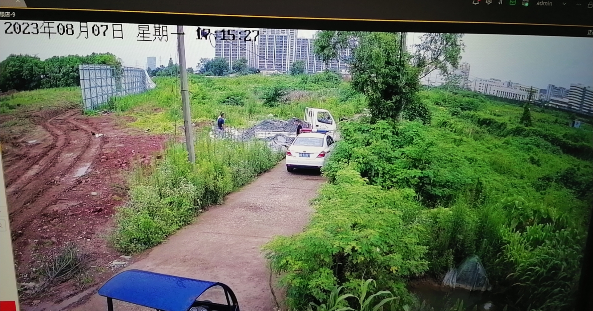 金東安保接處警中心及時處置隨意傾倒垃圾現(xiàn)象
